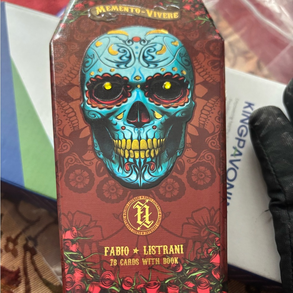 Santa Muerte Limited Edition Coffin Deck #1750. Includes book and all cards.